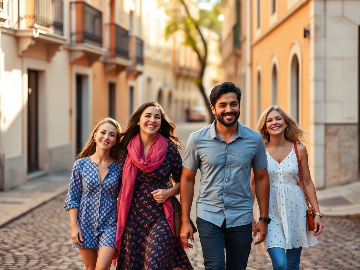 Família internacional em Lisboa